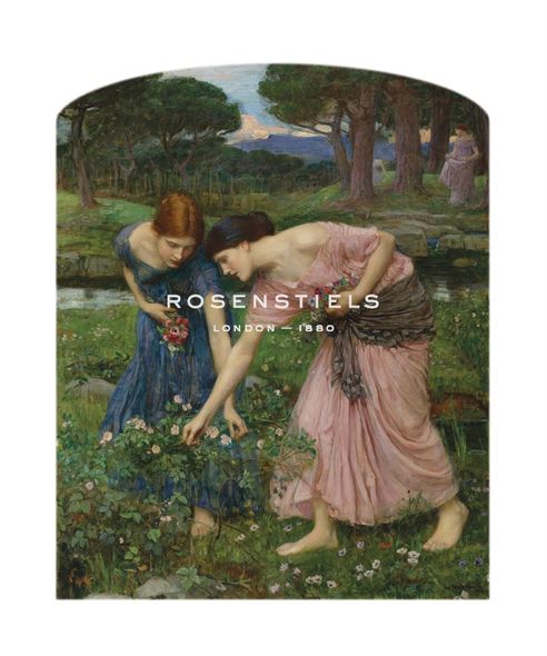 John William Waterhouse Hand Numbered Limited Edition Print on Paper :"Gather Ye Rosebuds While Ye May, 1909"