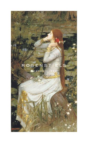 John William Waterhouse Hand Numbered Limited Edition Print on Paper :"Ophelia"
