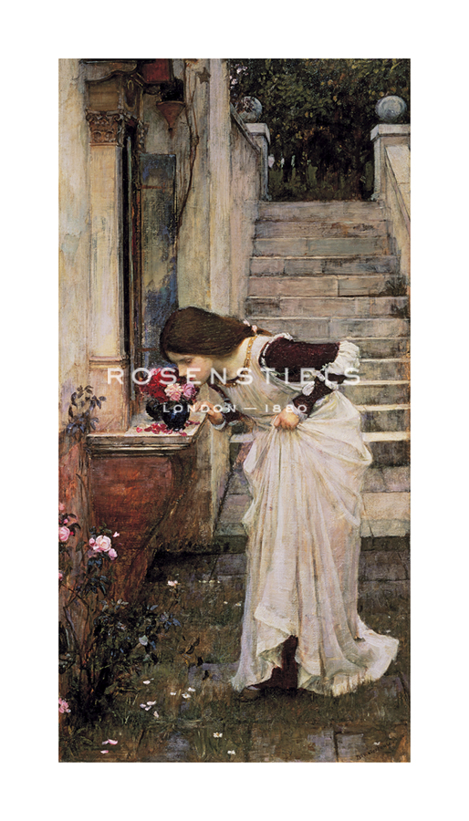 John William Waterhouse Hand Numbered Limited Edition Print on Paper :"The Shrine"