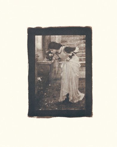 John William Waterhouse Hand Numbered Limited Edition Print on Paper :"The Shrine [Kalinograph]"