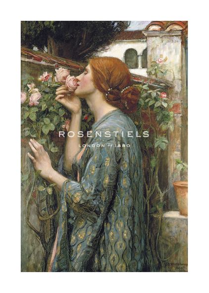 John William Waterhouse Hand Numbered Limited Edition Print on Paper :"The Soul of the Rose"