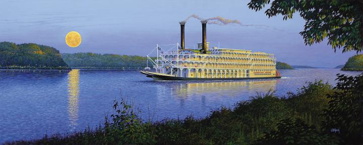 John Wilson Hand Signed & Number Limited Edition Print:"American Queen"