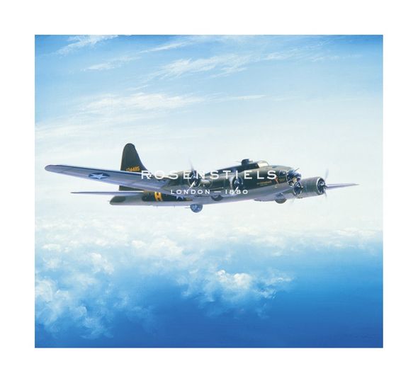 John Young Hand Numbered Limited Edition Print on Paper :"The Memphis Belle"
