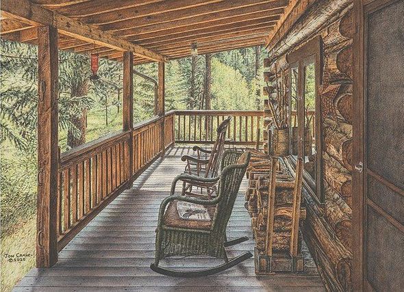 Jon Crane Artist Proof Limited Edition Giclee Print:"Come Sit With Me"