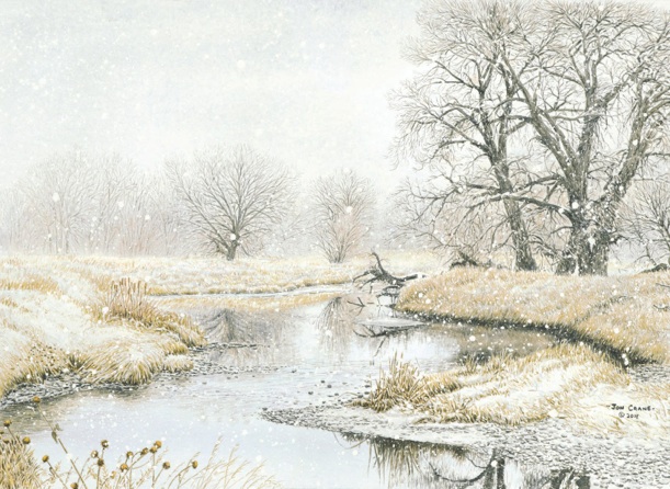 Jon Crane Hand Signed and Numbered Limited Edition Giclee Print on Paper: "Silent Passage"