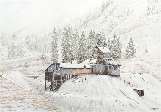 Jon Crane Hand Signed and Numbered Limited Edition Giclee Print on Paper:"Spirit of the High Country"