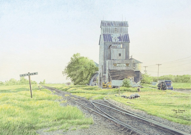 Jon Crane Hand Signed and Numbered Limited Edition Giclee Print on Paper:"Sunday Morning"