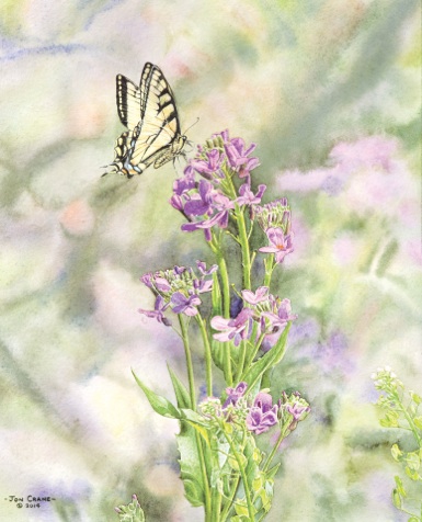 Jon Crane Hand Signed and Numbered Limited Edition Giclee Print on Paper:"Symbiosis"