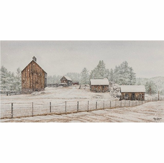 Jon Crane Hand-signed Limited Edition Print:"Kirk Homestead 1894"