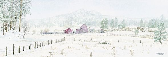 Jon Crane Handsigned and Numbered Limited Edition Giclee on Paper:"Dakota Dreams"