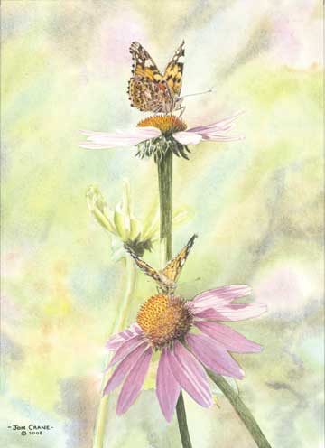 Jon Crane Handsigned & Numbered Limited Edition Giclee on Paper:"A Delicate Balance"