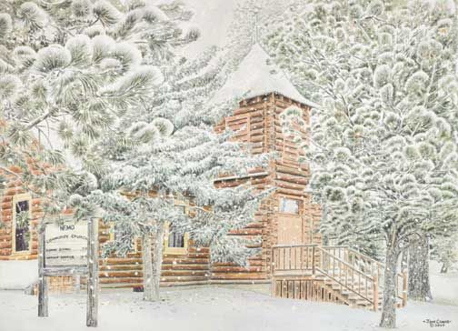 Jon Crane Handsigned & Numbered Limited Edition Giclee on Paper: "A Sign of Peace"