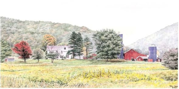 Jon Crane Handsigned & Numbered Limited Edition Giclee on Paper:"Autumn Melody"