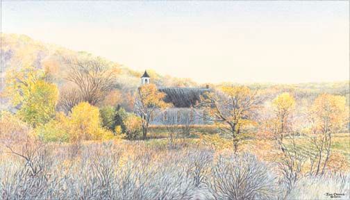Jon Crane Handsigned & Numbered Limited Edition Giclee on Paper: "Autumn Prayer"
