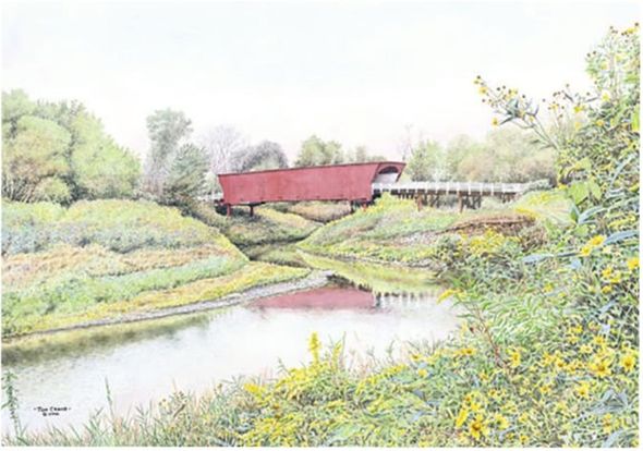 Jon Crane Handsigned & Numbered Limited Edition Giclee on Paper:"Creekside Serenade"