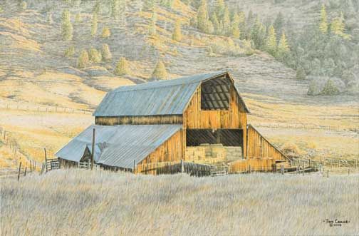 Jon Crane Handsigned & Numbered Limited Edition Giclee on Paper: "Golden Sunrise"