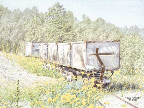 Jon Crane Handsigned & Numbered Limited Edition Giclee on Paper: "Laden with History"