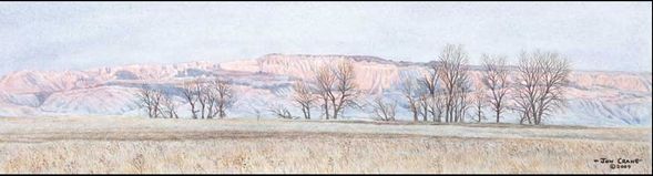 Jon Crane Handsigned & Numbered Limited Edition Giclee on Paper: "Pinnacles at Dawn"