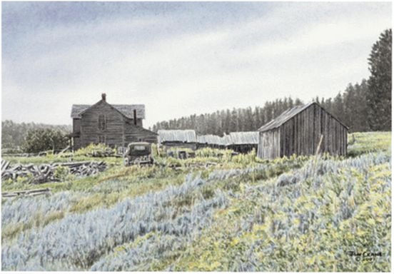 Jon Crane Handsigned & Numbered Limited Edition Giclee on Paper:"Sage"