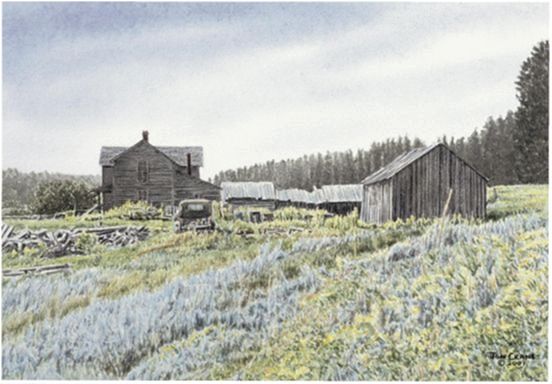 Jon Crane Handsigned & Numbered Limited Edition Giclee on Paper:"Sage"