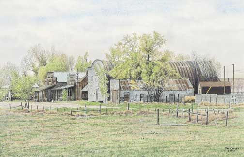 Jon Crane Handsigned & Numbered Limited Edition Giclee on Paper:"Scenic Spring"