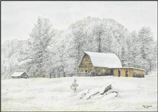 Jon Crane Handsigned & Numbered Limited Edition Giclee on Paper:"Shelter"