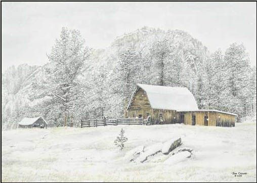 Jon Crane Handsigned & Numbered Limited Edition Giclee on Paper:"Shelter"