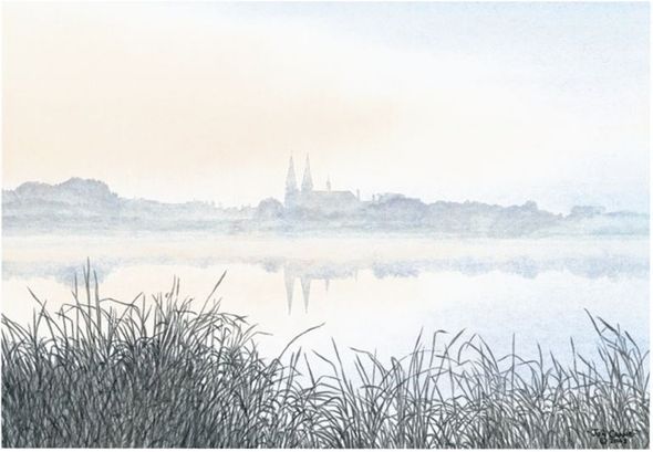 Jon Crane Handsigned & Numbered Limited Edition Giclee on Paper:"Sleepy Eye"