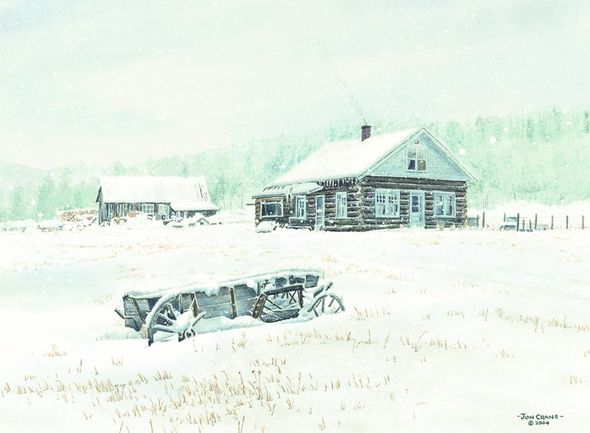 Jon Crane Handsigned & Numbered Limited Edition Giclee on Paper:"Winter Haven"