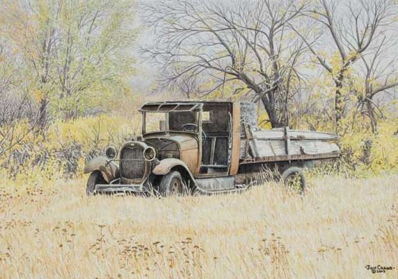 Jon Crane Handsigned & Numbered Limited Edition Giclee on Paper: "Yesterday's Workhorse"