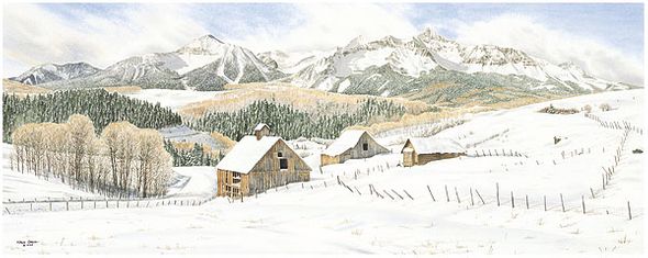 Jon Crane Handsigned & Numbered Limited Edition Oversize Print: "Last Dollar Road"