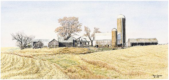 Jon Crane Handsigned & Numbered Limited Edition Print:"A Season Fulfilled"