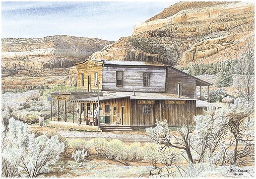 Jon Crane Handsigned & Numbered Limited Edition Print:"Bedrock"