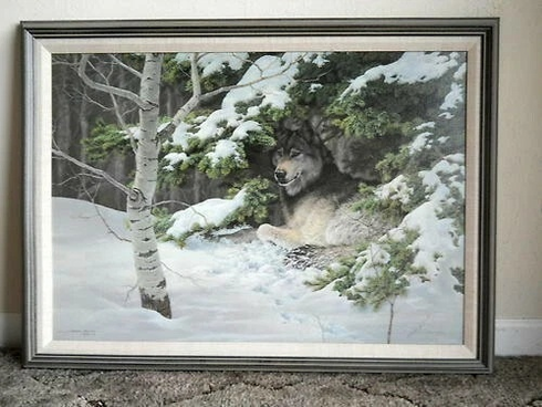 Jorge Mayol Signed and Numbered Limited Edition Canvas: "Edge Of The Woods" Jorge Mayol Signed and Numbered Limited Edition Canvas: "Edge Of The Woods"