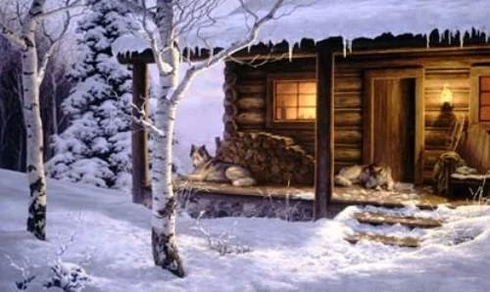 Jorge Mayol Signed and Numbered Limited Edition Lithograph: "Mountain Retreat" Jorge Mayol Signed and Numbered Limited Edition Lithograph: "Mountain Retreat"