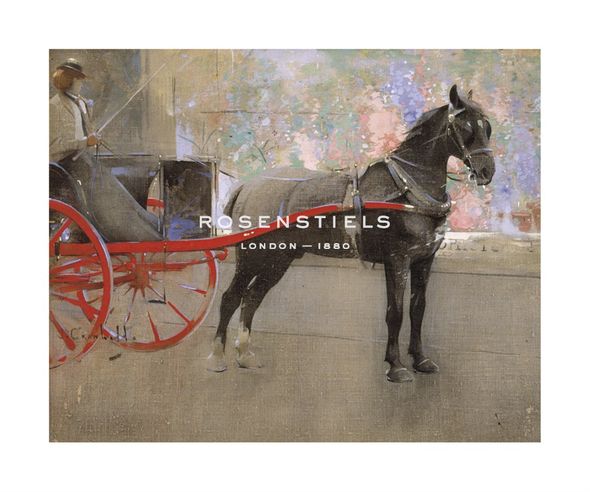 Joseph Crawhall Hand Numbered Limited Edition Print on Paper :"The Flower Shop"