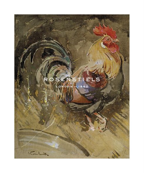 Joseph Crawhall Hand Numbered Limited Edition Print on Paper :"The Minorca Cock"