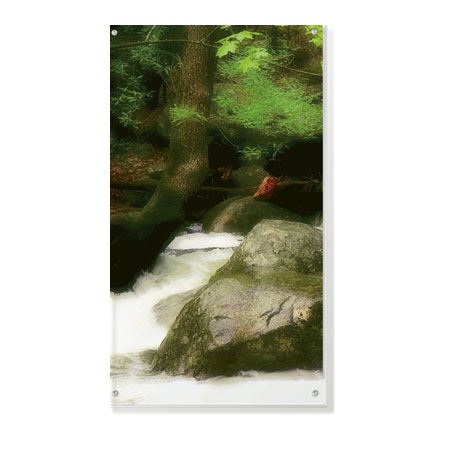 Joy Doherty Limited Edition Ready to Hang Giclee on Clear Acrylic: "In the Flow I"