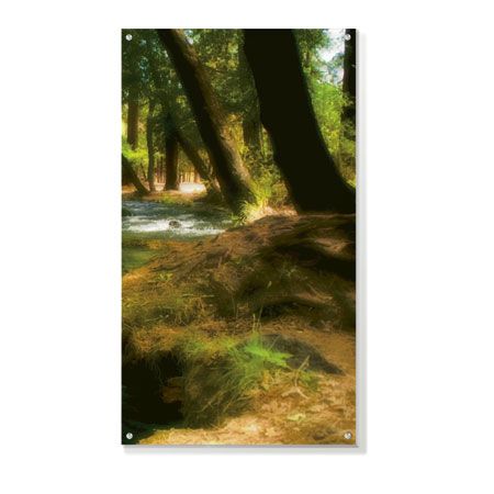 Joy Doherty Limited Edition Ready to Hang Giclee on Clear Acrylic: "Serenity Stream III"