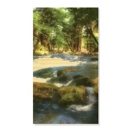 Joy Doherty Limited Edition Ready to Hang Giclee on Sustainable Bamboo: "Serenity Stream II"