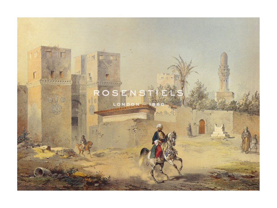 Jozsef Heicke Hand Numbered Limited Edition Print on Paper :"Middle East Views I"
