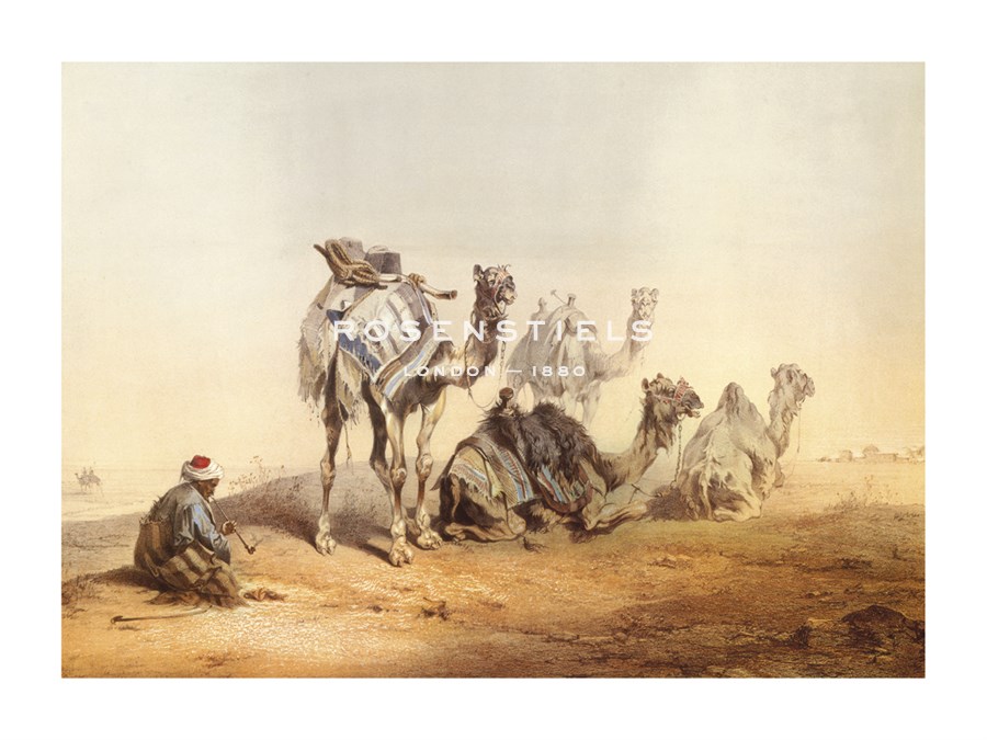 Jozsef Heicke Hand Numbered Limited Edition Print on Paper :"Middle East Views II"