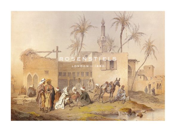 Jozsef Heicke Hand Numbered Limited Edition Print on Paper :"Middle East Views IV"
