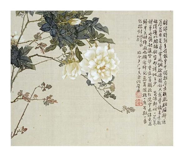 Ju Lian Fine Art Open Edition Gicl&eacute;e:"Flowers. From An Album of Ten Leaves"
