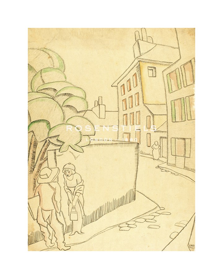 Juan Gris Hand Numbered Limited Edition Print on Paper :"Une Rue à Montmartre"