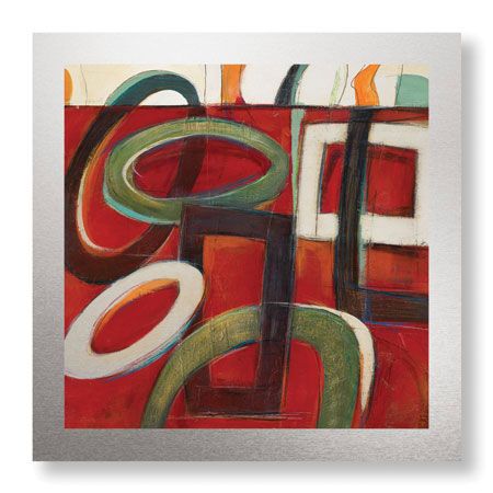 Judeen Limited Edition Ready to Hang Giclee on Brushed Aluminum: "Juggle II"