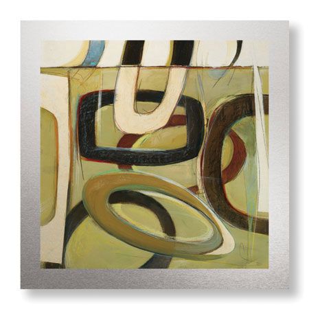 Judeen Limited Edition Ready to Hang Giclee on Brushed Aluminum: "Juggle III"