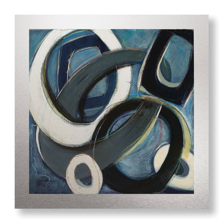 Judeen Limited Edition Ready to Hang Giclee on Brushed Aluminum: "Juggle Water"