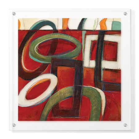 Judeen Limited Edition Ready to Hang Giclee on Clear Acrylic: "Juggle II"