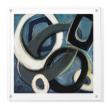 Judeen Limited Edition Ready to Hang Giclee on Clear Acrylic: "Juggle Water"